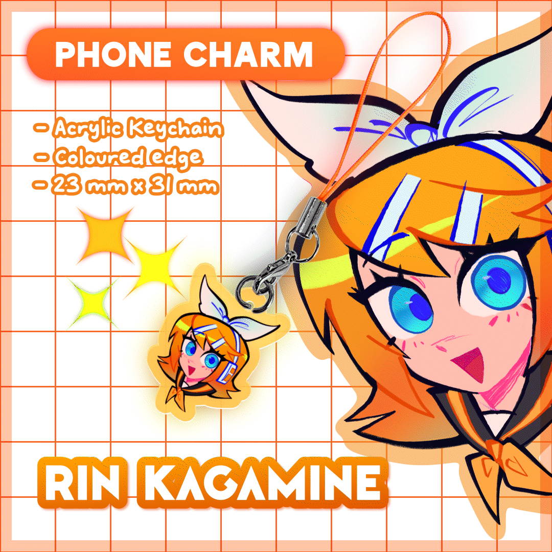 Rin Kagamine  Phone Charm