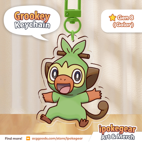 Grookey (Acrylic Keychains)
