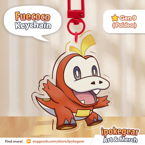 Fuecoco (Acrylic Keychains)