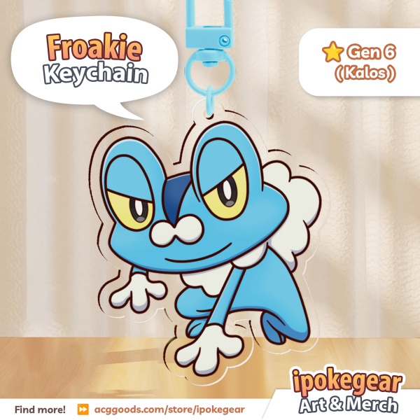 Froakie (Acrylic Keychains)