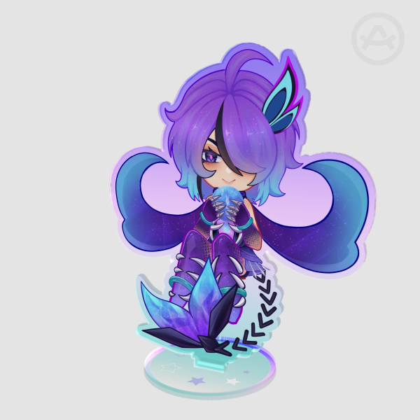 Elys Colored Edge Acrylic Standees