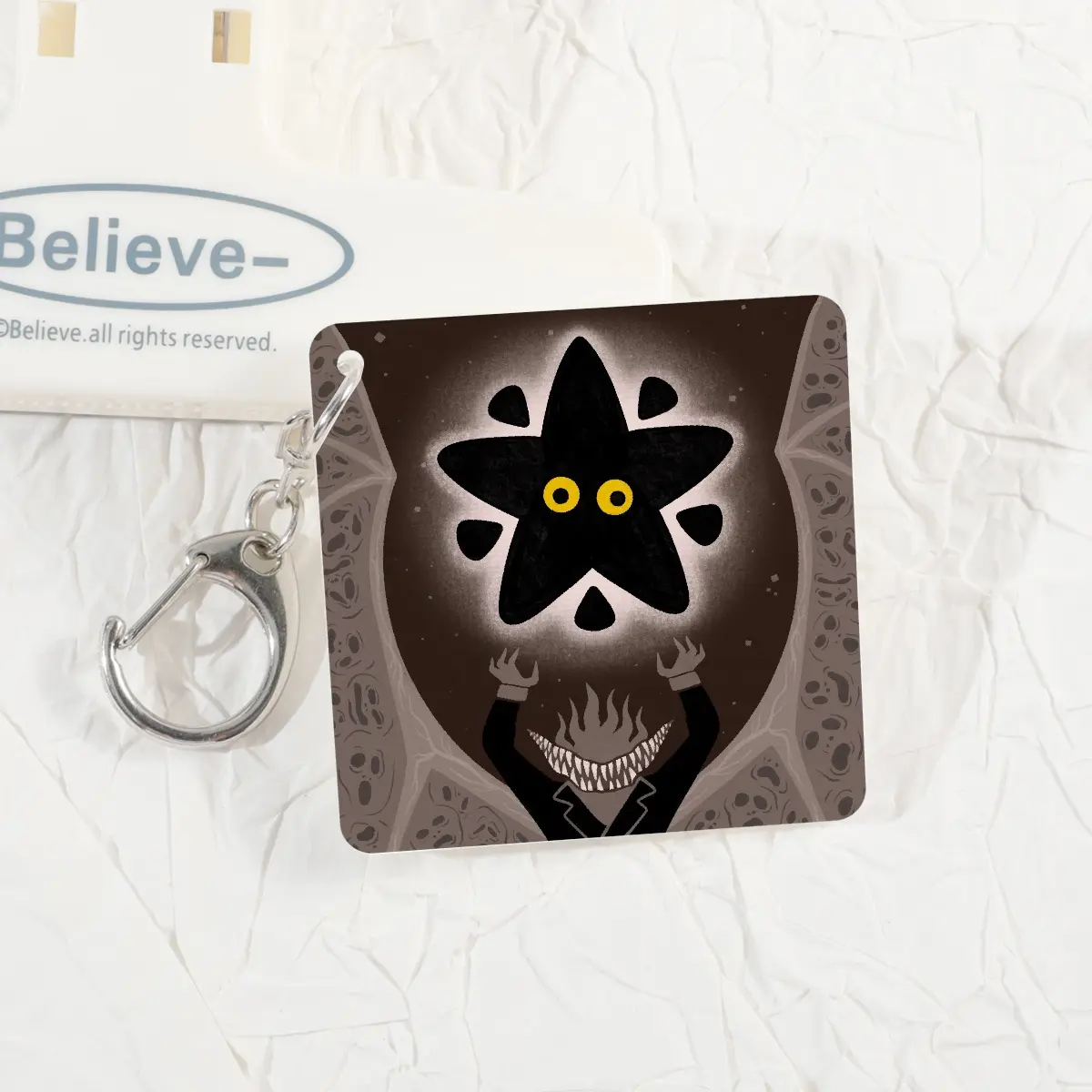 Lenticular Acrylic Pendant - Last Votemoji
