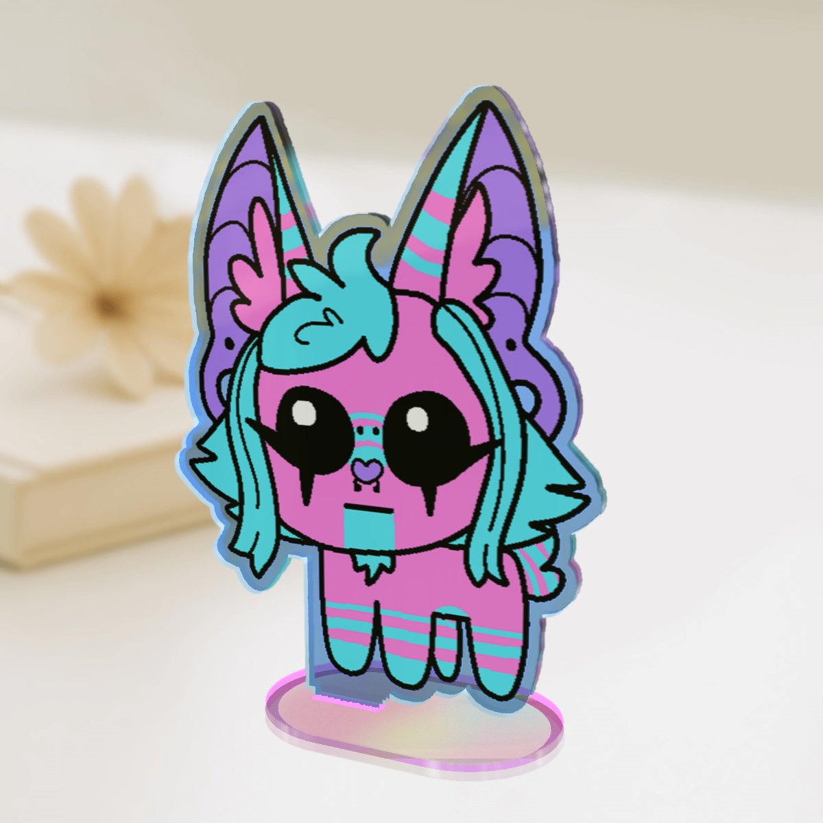 MatchaEXE TBH Rainbow Acrylic Standee