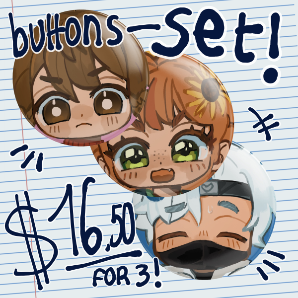 EGG BUTTONS SET
