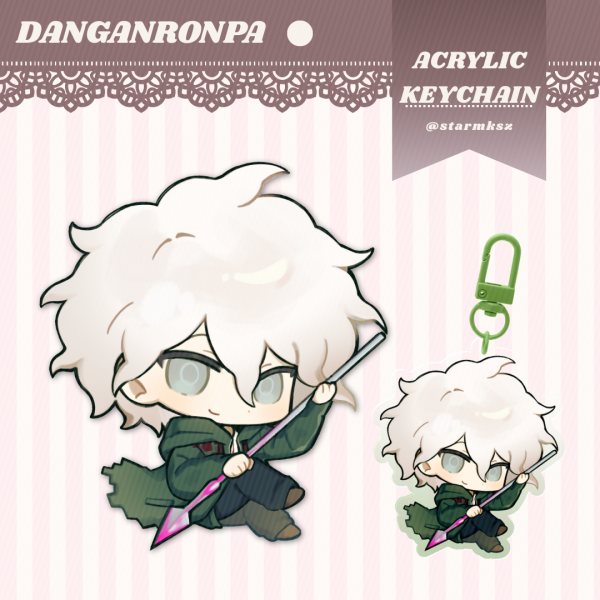 [Danganronpa 2: Goodbye Despair] Nagito Komaeda (Acrylic Keychain)