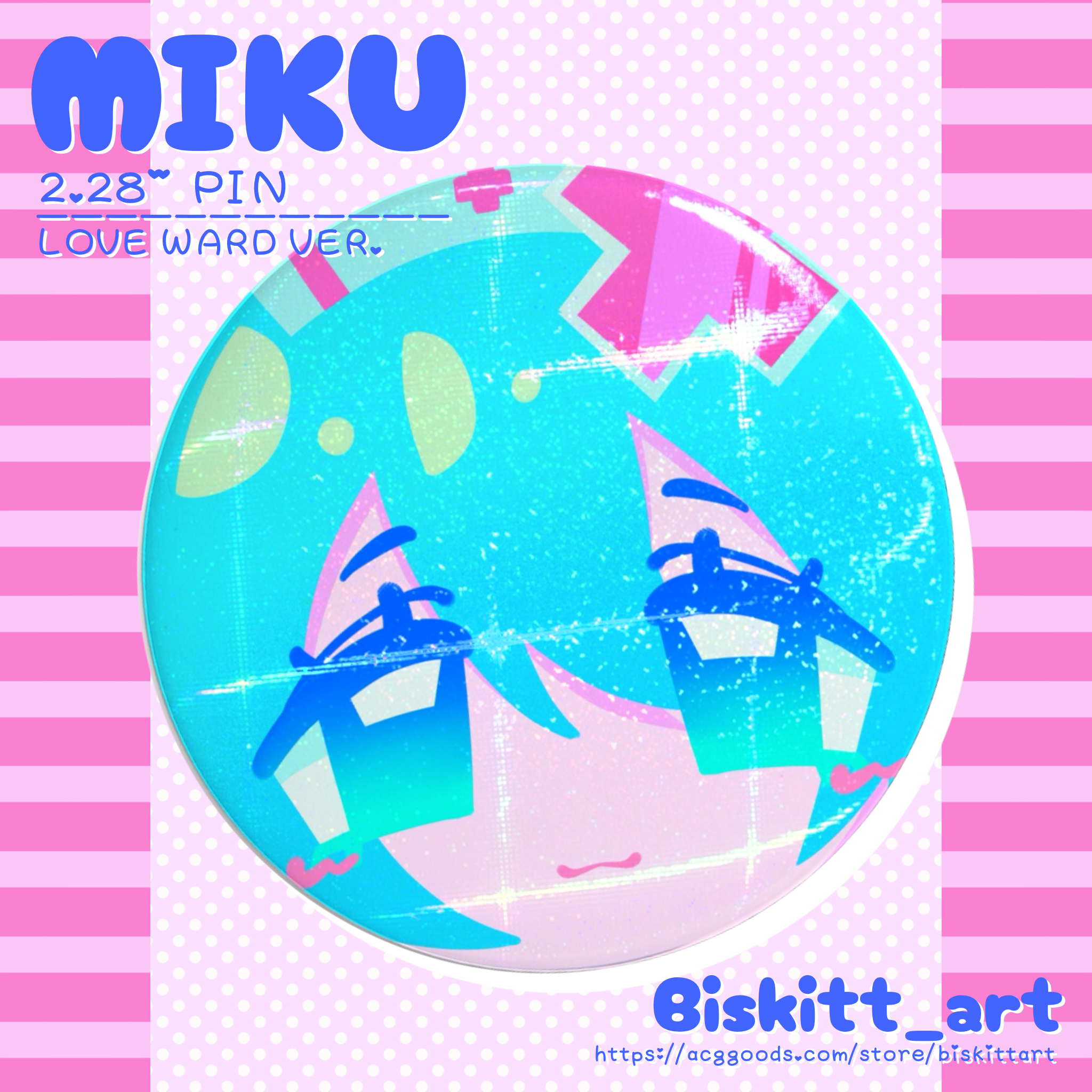 VOCALOID -Hatsune Miku [Love Ward] Pin