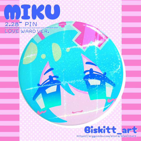VOCALOID -Hatsune Miku [Love Ward] Pin
