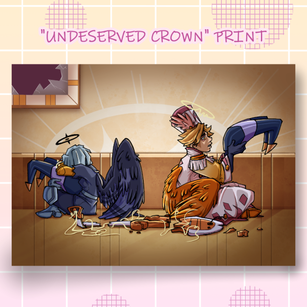 Lute and Abel - Undeserved Crown - Print