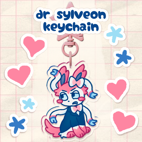 Dr Slyveon Keychain