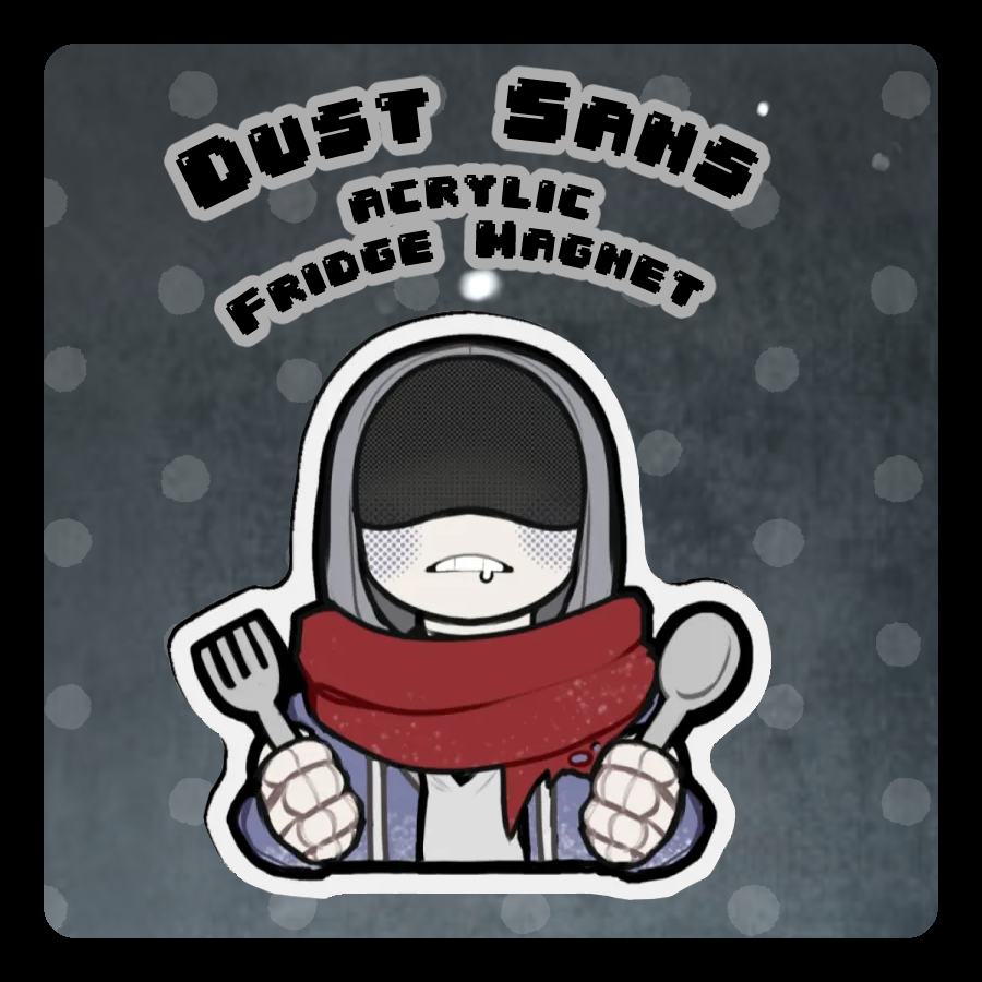 Dust Fridge Magnet