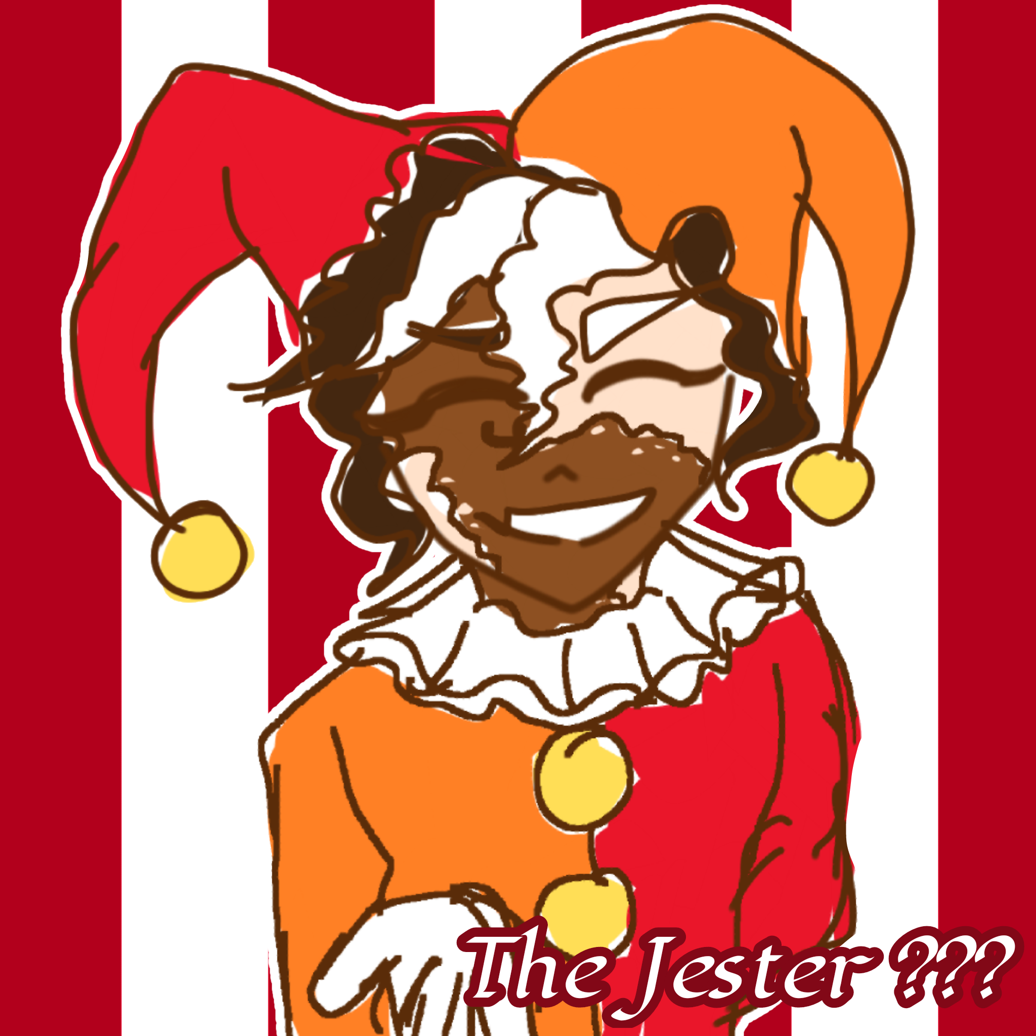 Jester "???" - Scrunkly Sticker