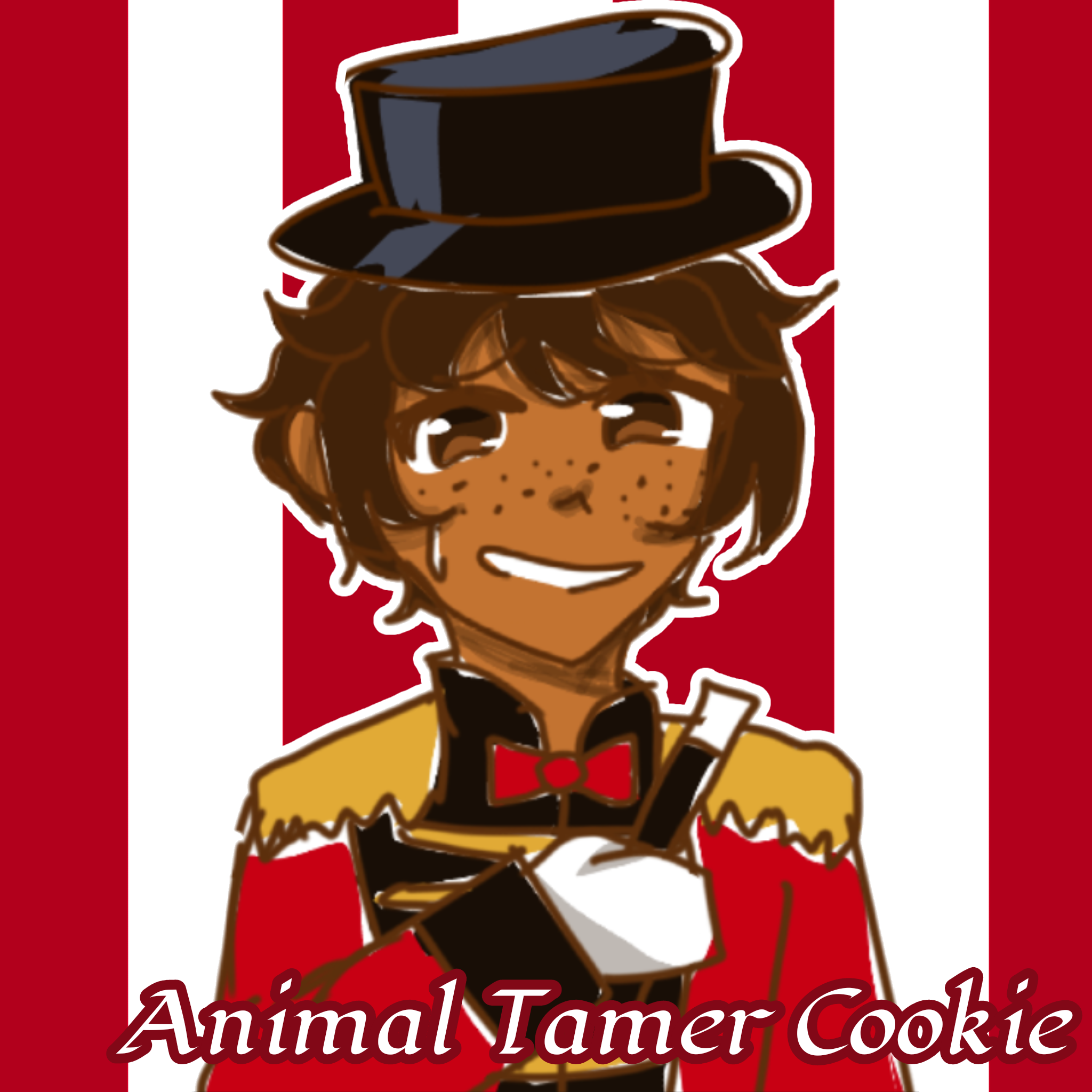 Animal Tamer Cookie - Scrunkly Sticker