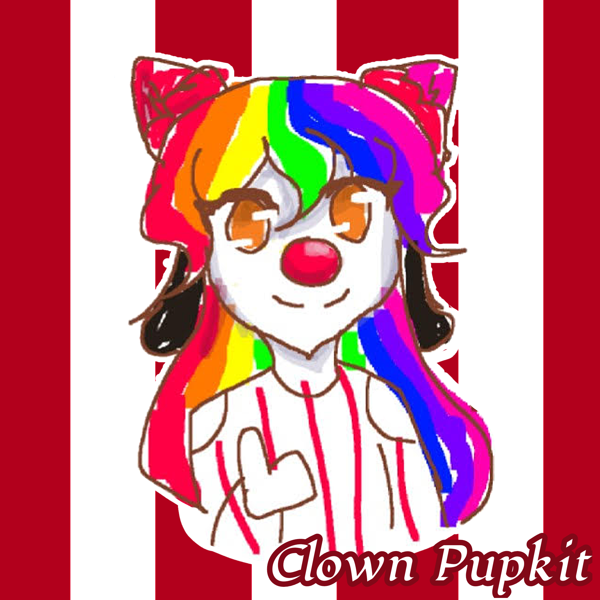 Clown Pupkit - Scrunkly Sticker