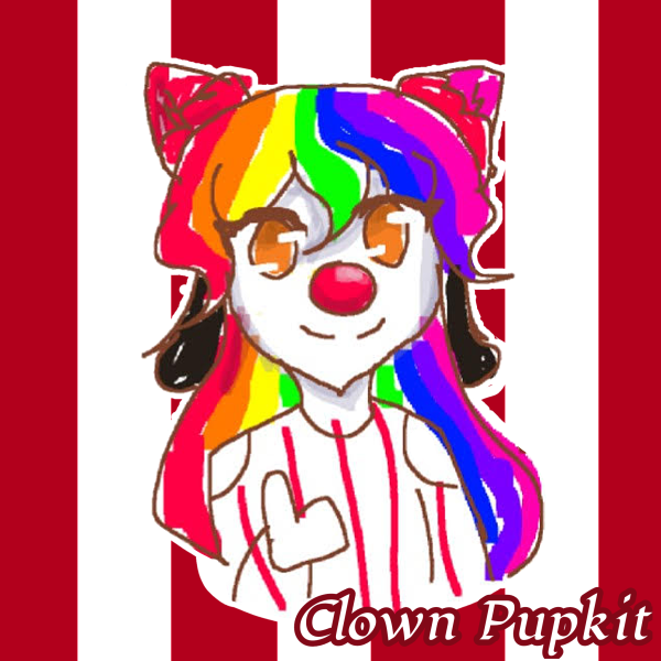 Clown Pupkit - Scrunkly Sticker