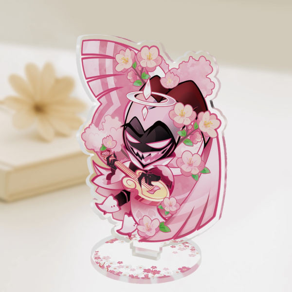 Hazbin Hotel Cherry Blossoms Adam 10cm Clear Acrylic Standees
