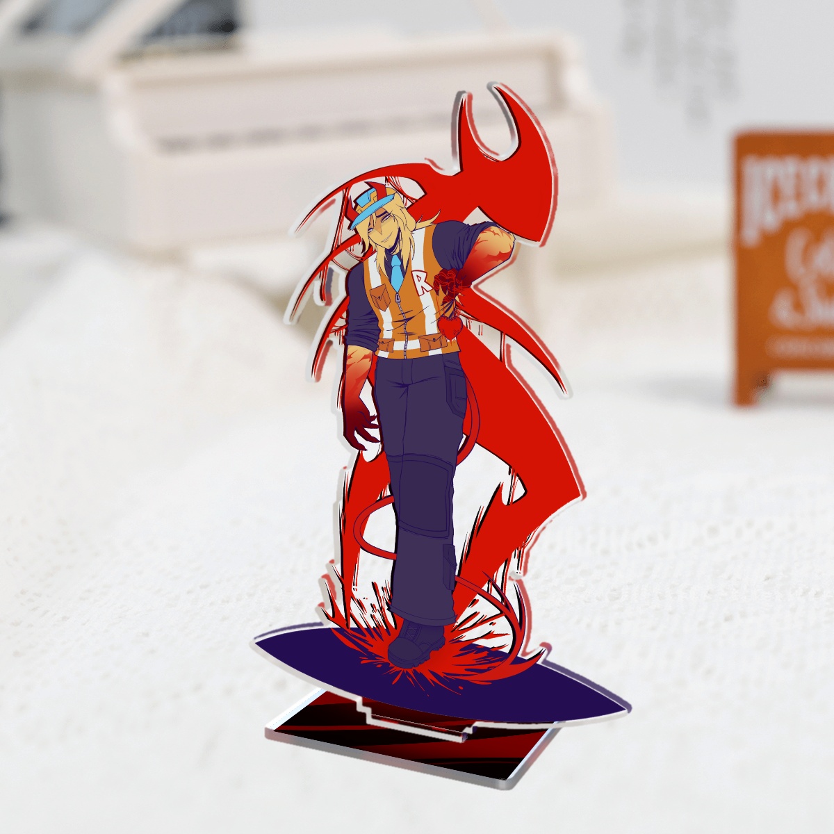 Ren acrylic keychain-14 days with you by Ghoul beans ^_^ - ACGGOODS