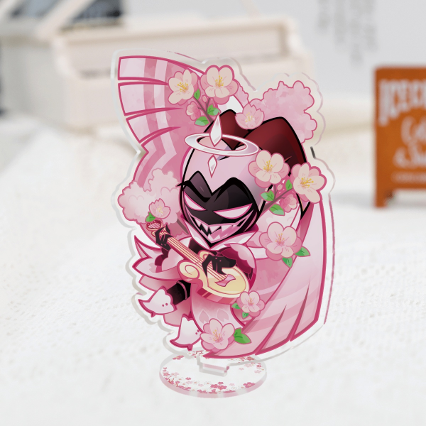 Hazbin Hotel Cherry Blossoms Adam 15cm Clear Acrylic Standees