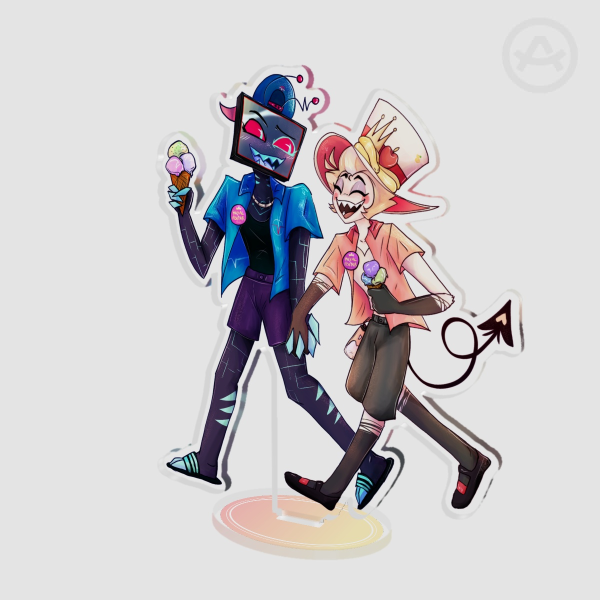 StaticApple Ice Cream Date Clear Acrylic Standees