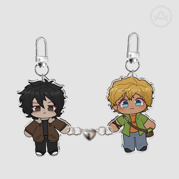 Will & Nico Magnet Keychains, PJO
