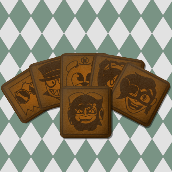 Villainous "Main Cast" Chocolate Square Set