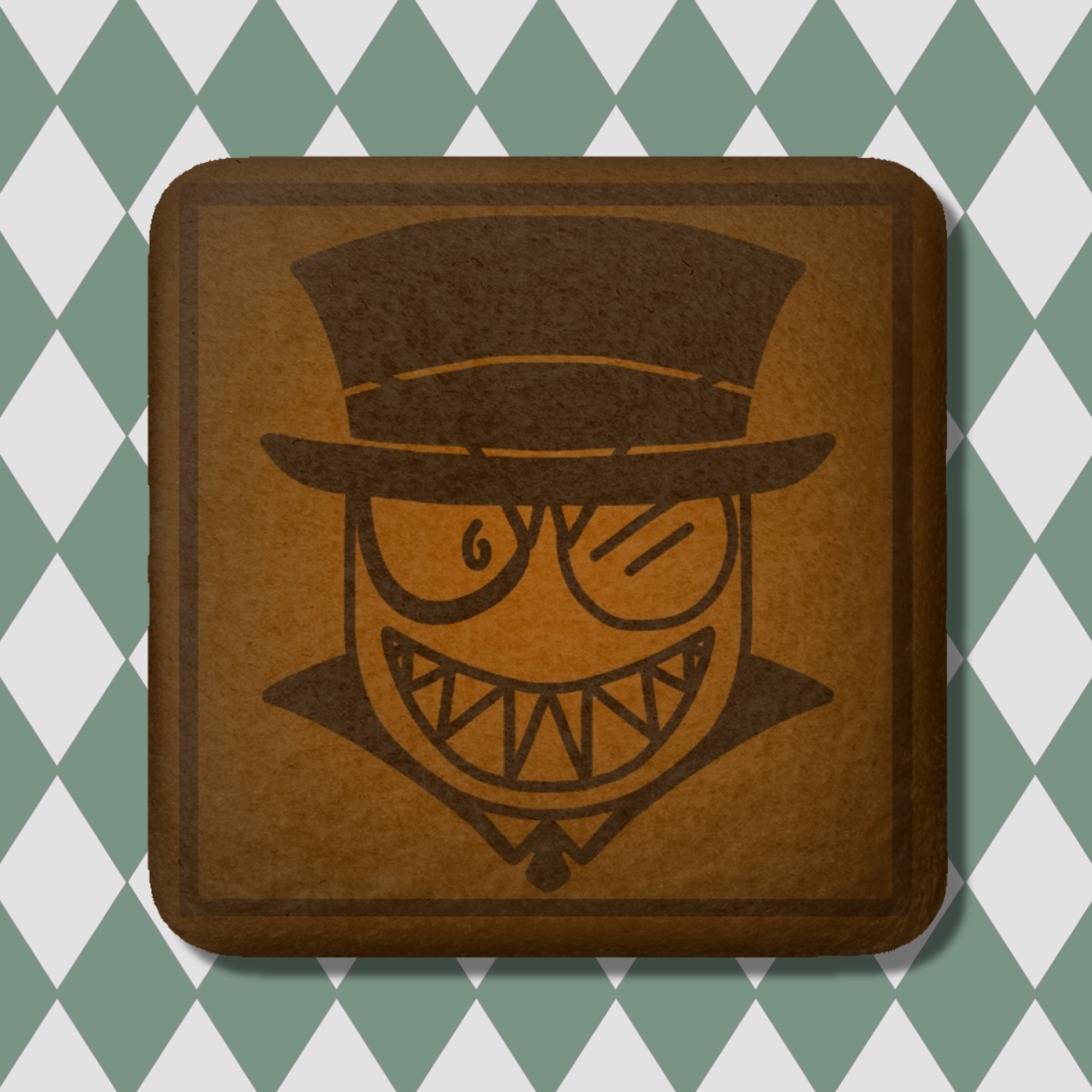 Black Hat Chocolate Square