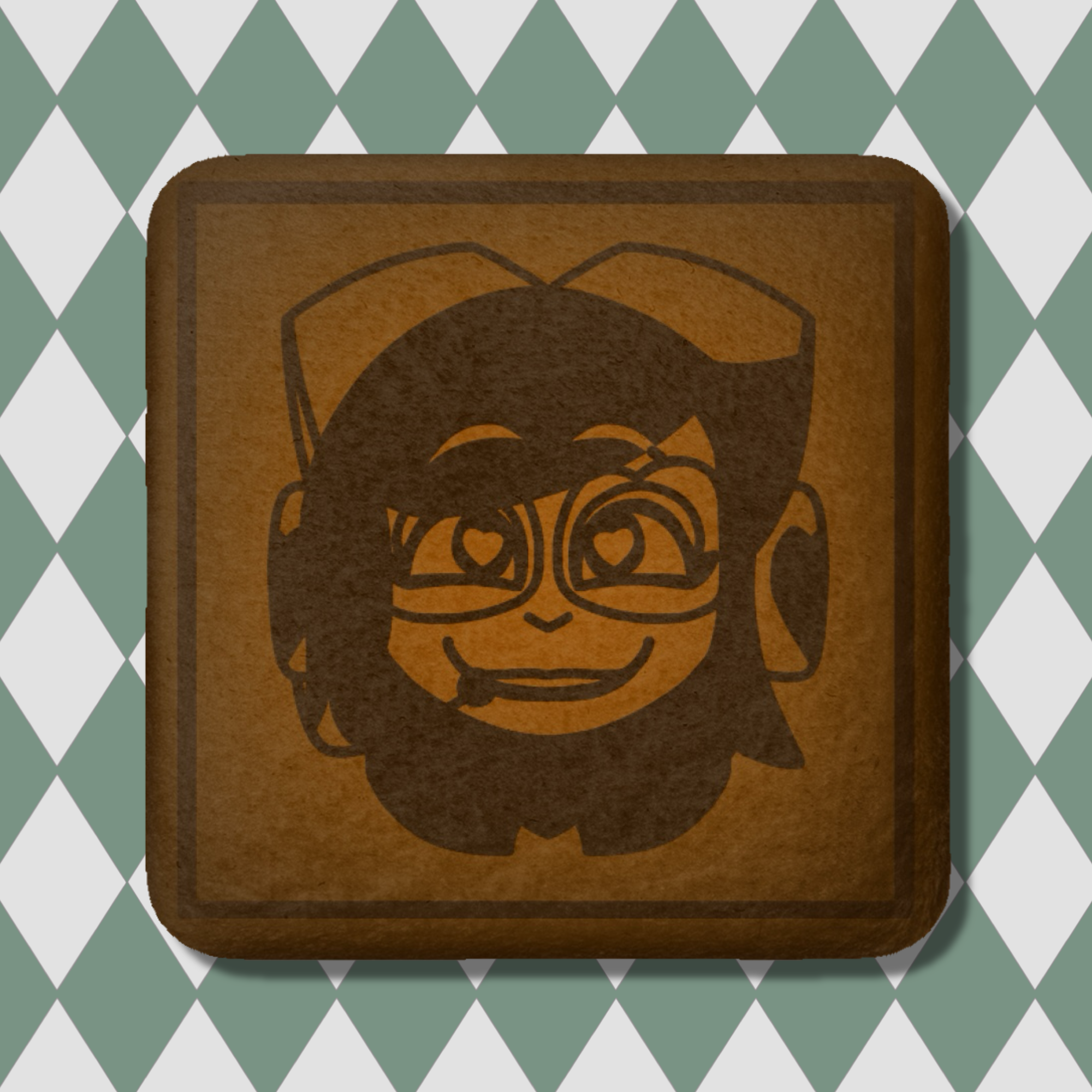 Ms. Heed Chocolate Square
