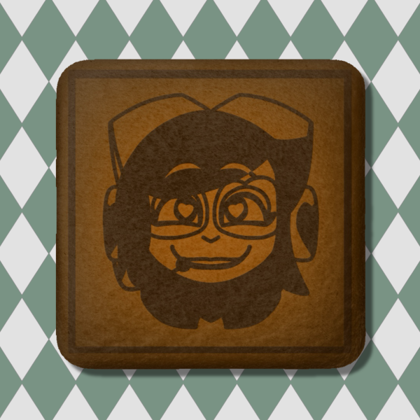 Ms. Heed Chocolate Square