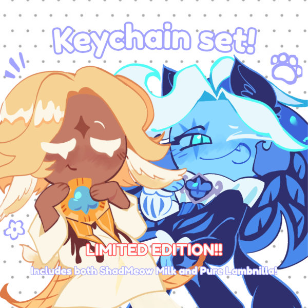 Pure Vanilla & Shadow Milk Keychain Set