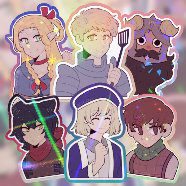 Dungeon Meshi sticker pack