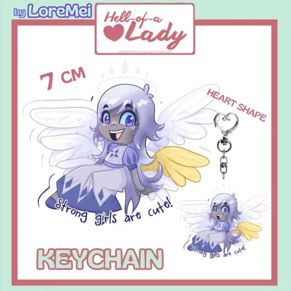 ꒰𑁬°Emily°໒꒱ || Hell-of-a-Lady || Acrylic Keychain