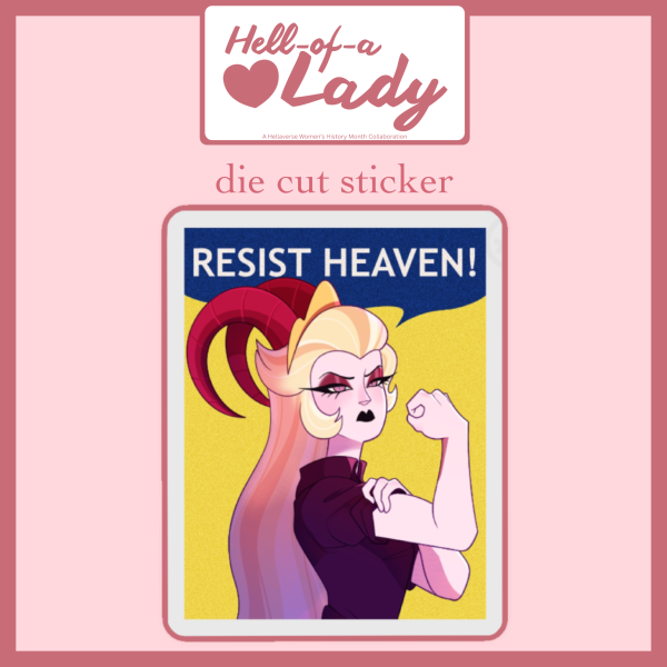 "Resist" Die Cut Clear Sticker