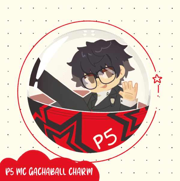 Joker Gacha ball charm