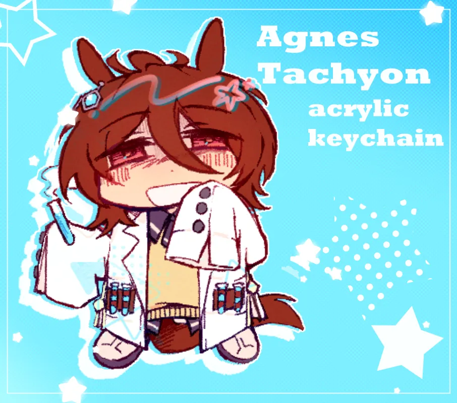 Agnes Tachyon Acrylic Keychain by p0ssum - ACGGOODS