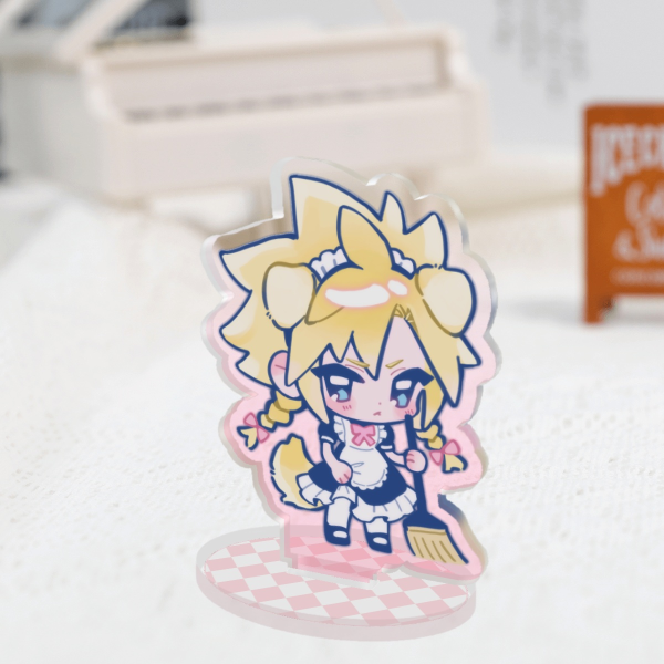 FFVII Cloud Maid Colored Edge Acrylic Standees