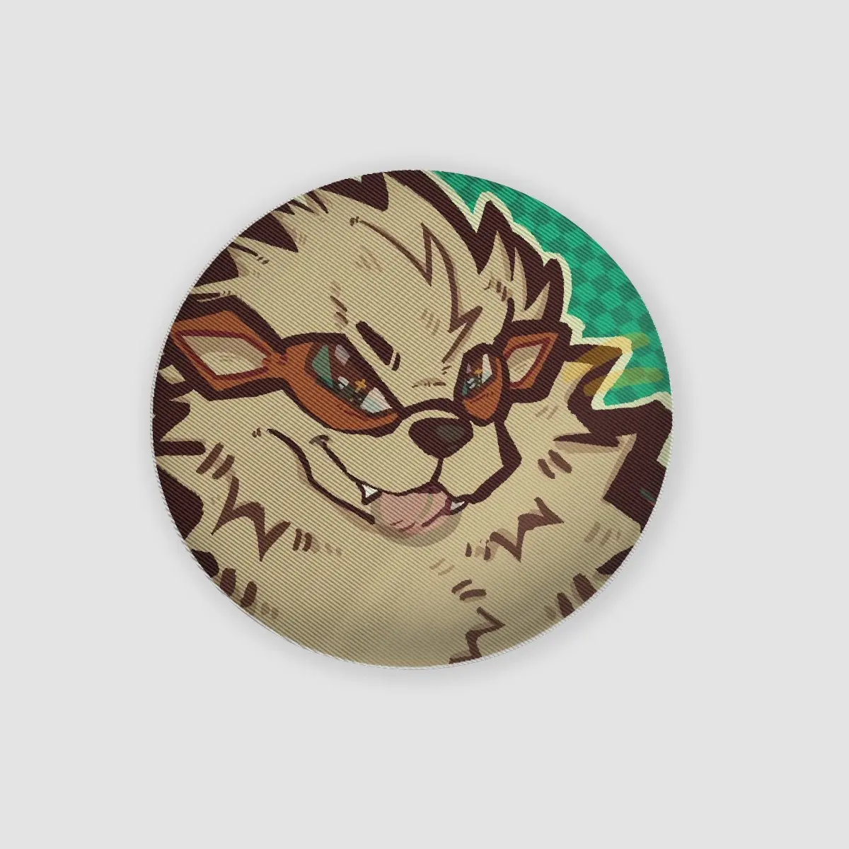 Arcanine Lenticular Pin - 2.28"(58mm)