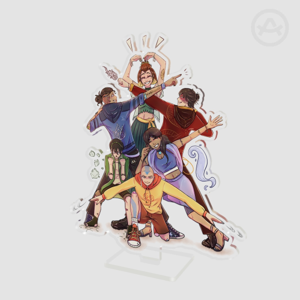 Modern Atla Gang Clear Acrylic Standees