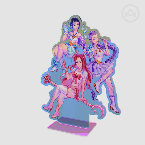 Huntrix Magical Girls Standee