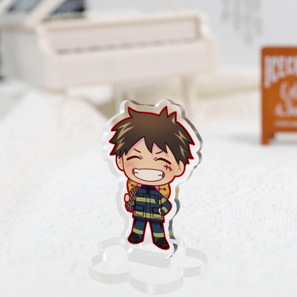 Modern Day Clear Acrylic Standees - Firefighter Luffy