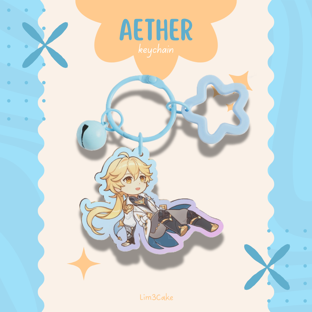 Traveler - Aether Rainbow Acrylic Keychain