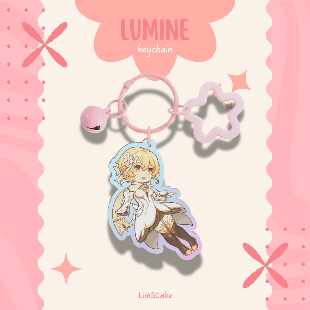 Traveler - Lumine Rainbow Acrylic Keychain