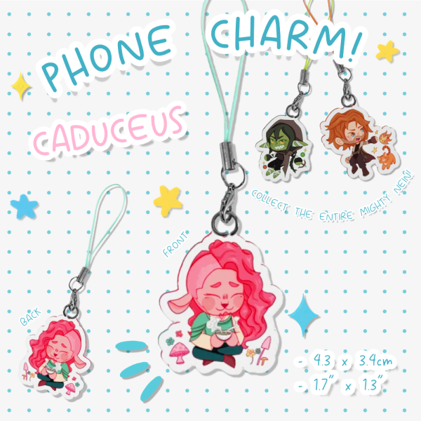 Caduceus Mini Keychain