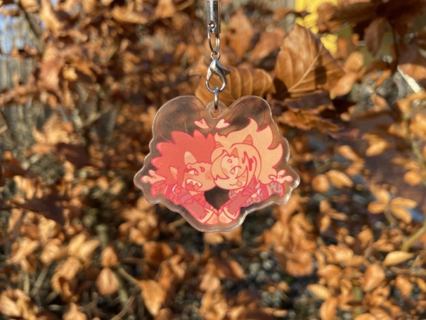 KiriKami Fantasy AU bnha Clear Acrylic Keychains