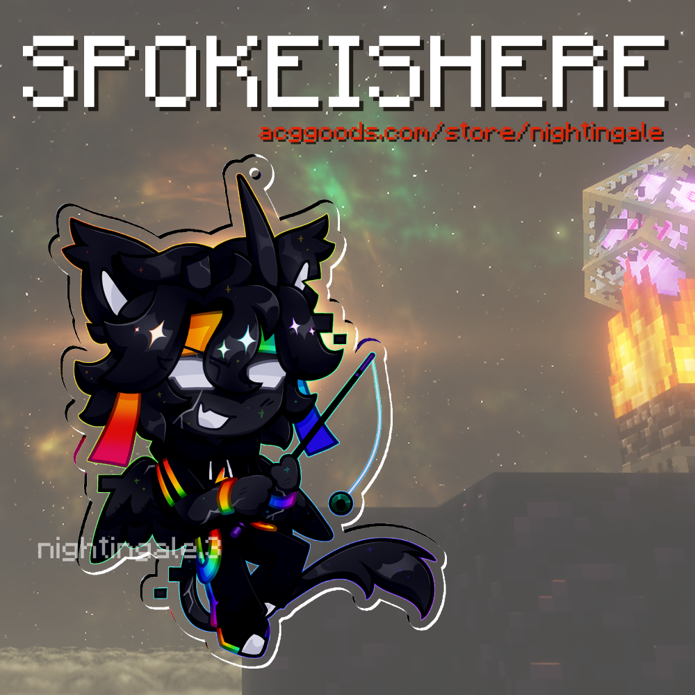 UU ꒱ SpokeIsHere Acrylic Keychain