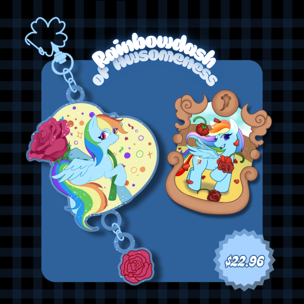 Garden Series | Raindow dash | Sticker & Keychain