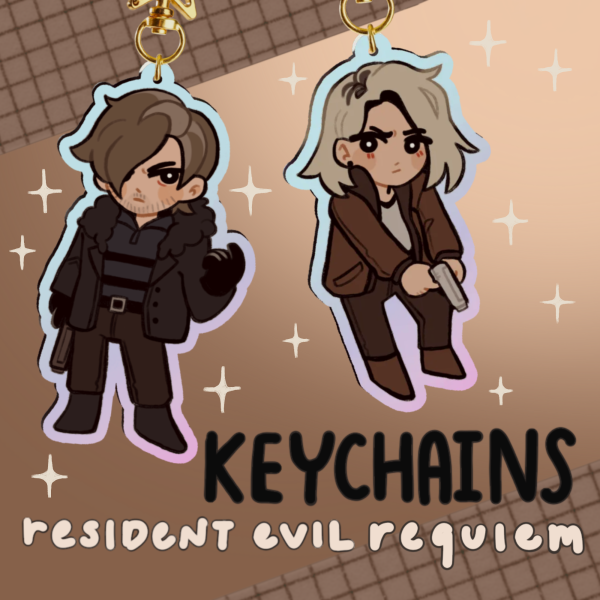 ✦ RE Requiem Keychains