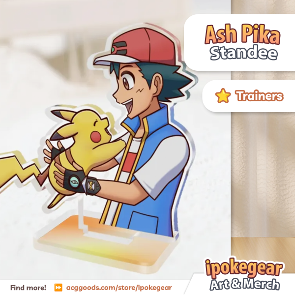Ash Pikachu (Acrylic Standees)