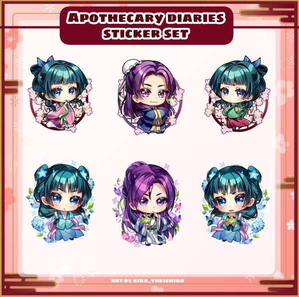 Apothecray diaries-  Sticker Set