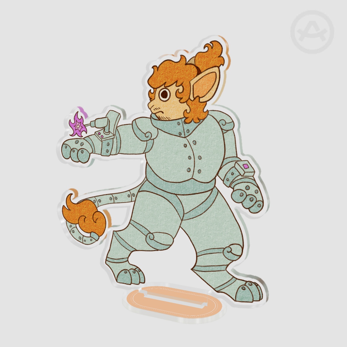 Medieval Davenport - Clear Acrylic Standee