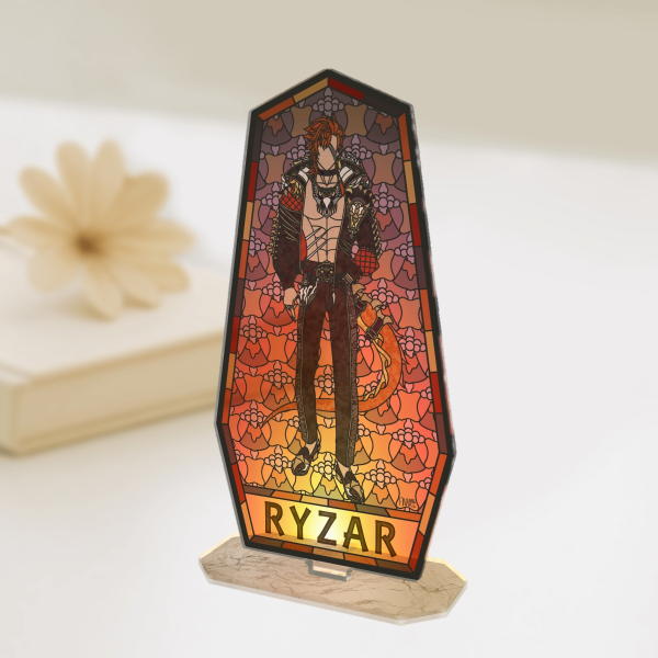 Ryzar Blazenfang TRANSPARENT Stained Glass Acrylic Stand