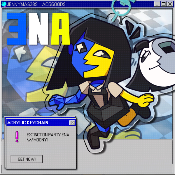 [ENA] ENA & Moony - Acrylic Keychain